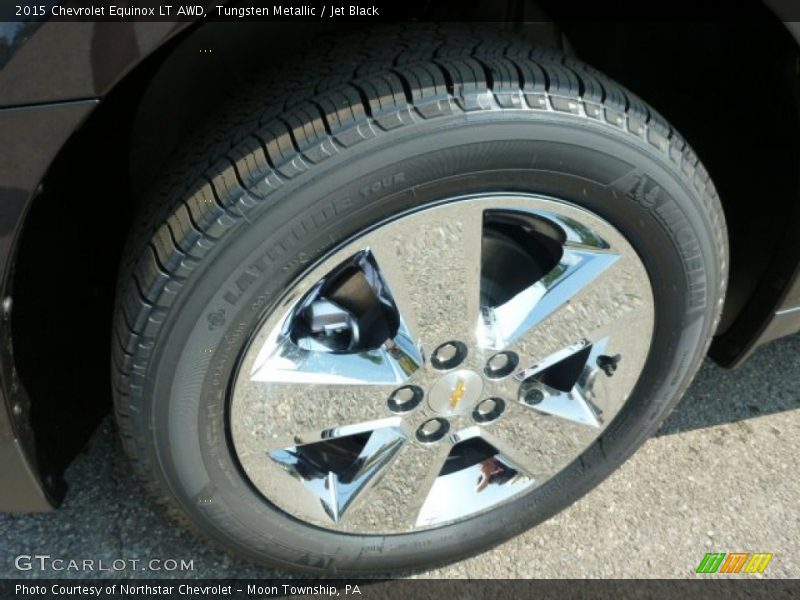 Tungsten Metallic / Jet Black 2015 Chevrolet Equinox LT AWD
