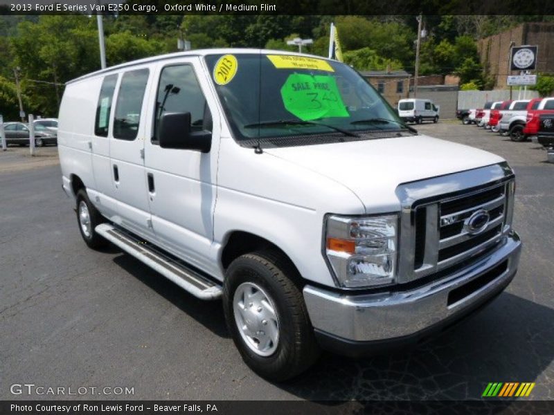 Oxford White / Medium Flint 2013 Ford E Series Van E250 Cargo