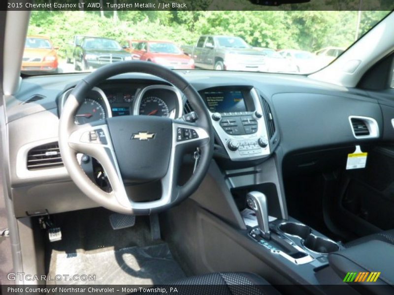 Tungsten Metallic / Jet Black 2015 Chevrolet Equinox LT AWD