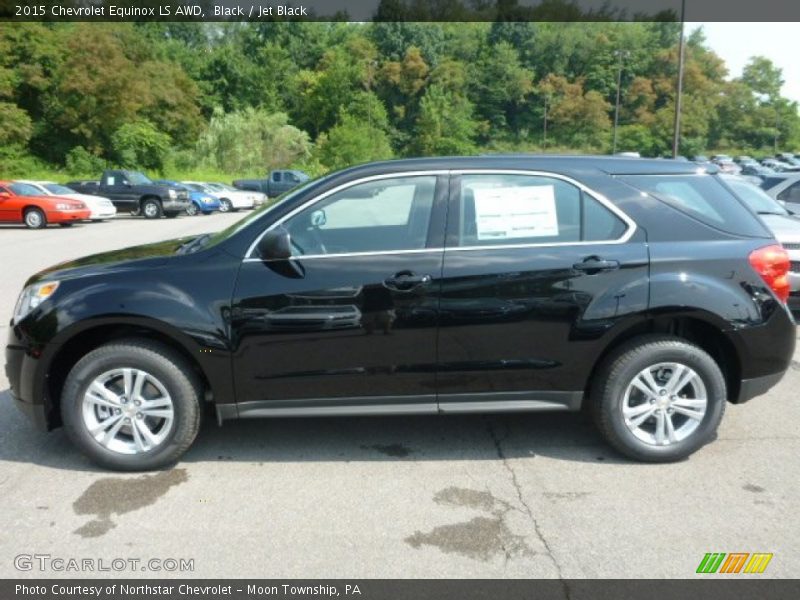 Black / Jet Black 2015 Chevrolet Equinox LS AWD
