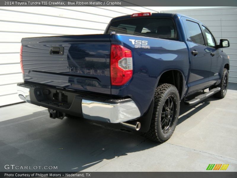 Blue Ribbon Metallic / Graphite 2014 Toyota Tundra TSS CrewMax