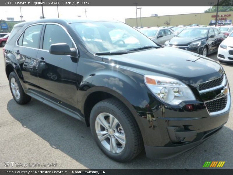 Black / Jet Black 2015 Chevrolet Equinox LS AWD