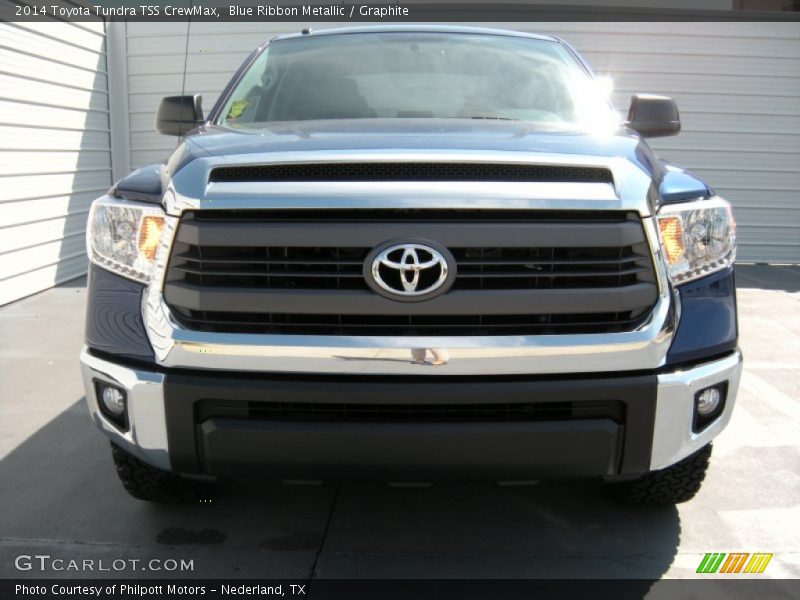 Blue Ribbon Metallic / Graphite 2014 Toyota Tundra TSS CrewMax