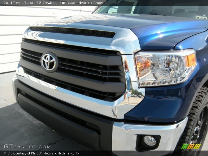 Blue Ribbon Metallic / Graphite 2014 Toyota Tundra TSS CrewMax