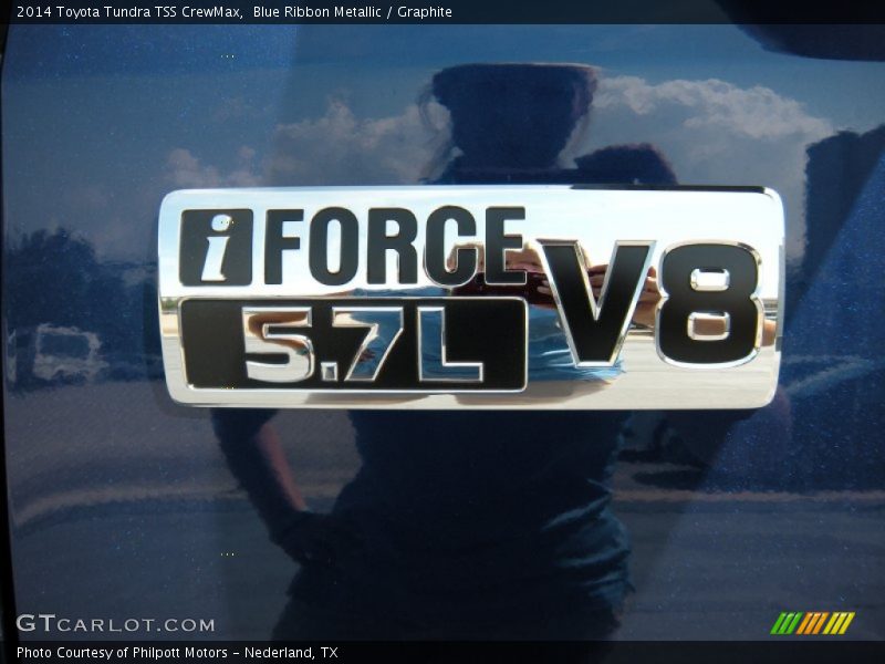 Blue Ribbon Metallic / Graphite 2014 Toyota Tundra TSS CrewMax