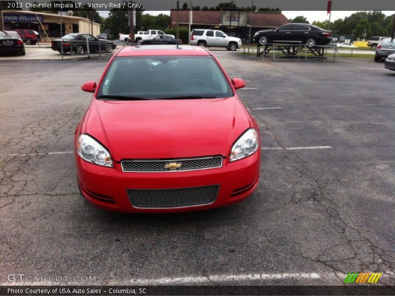 Victory Red / Gray 2013 Chevrolet Impala LT