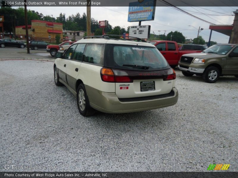 White Frost Pearl / Beige 2004 Subaru Outback Wagon