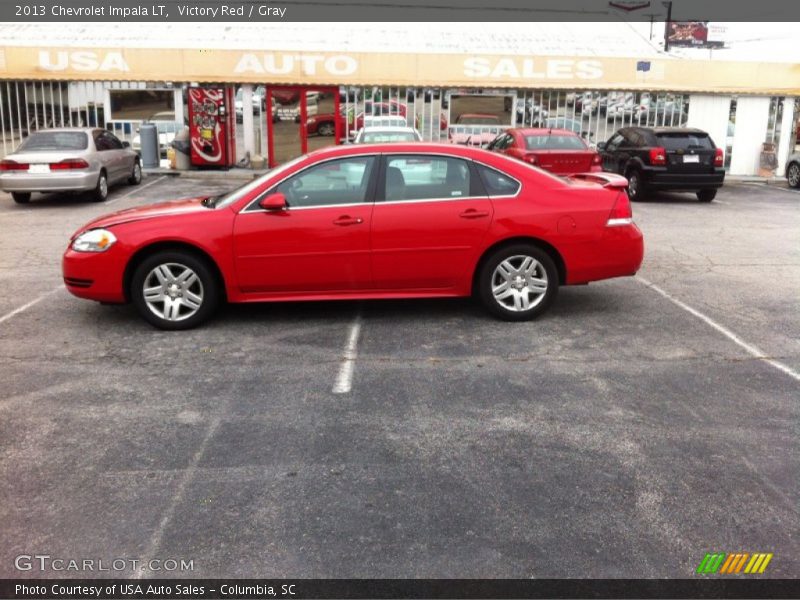 Victory Red / Gray 2013 Chevrolet Impala LT
