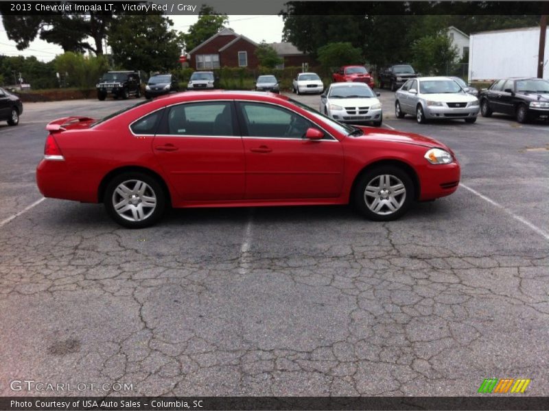 Victory Red / Gray 2013 Chevrolet Impala LT