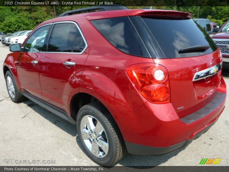 Crystal Red Tintcoat / Jet Black 2015 Chevrolet Equinox LT AWD