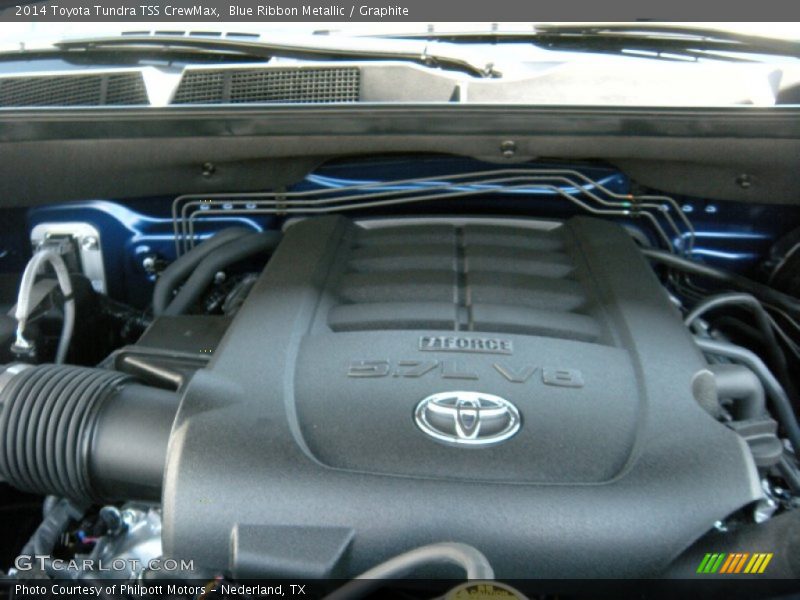 Blue Ribbon Metallic / Graphite 2014 Toyota Tundra TSS CrewMax
