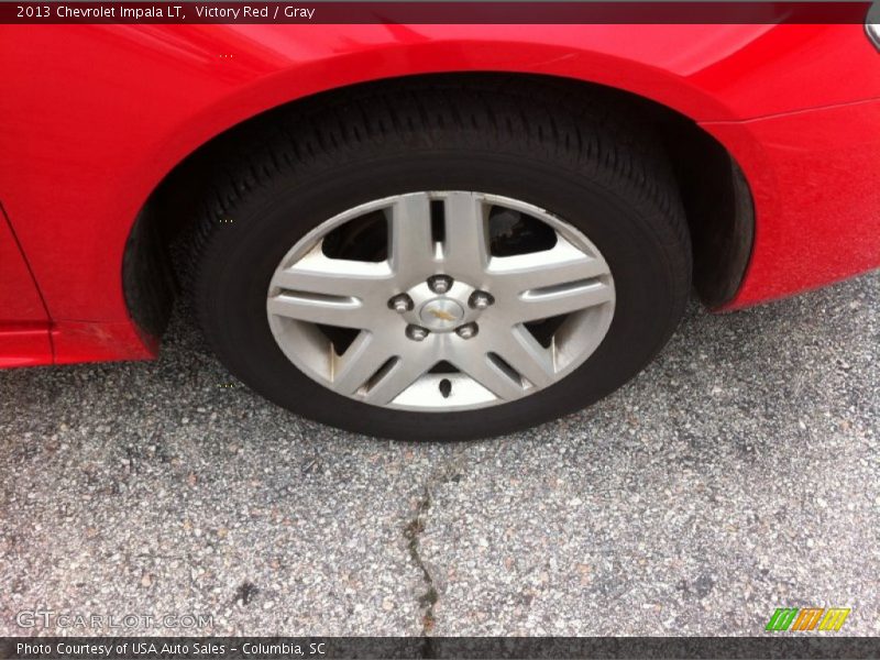 Victory Red / Gray 2013 Chevrolet Impala LT