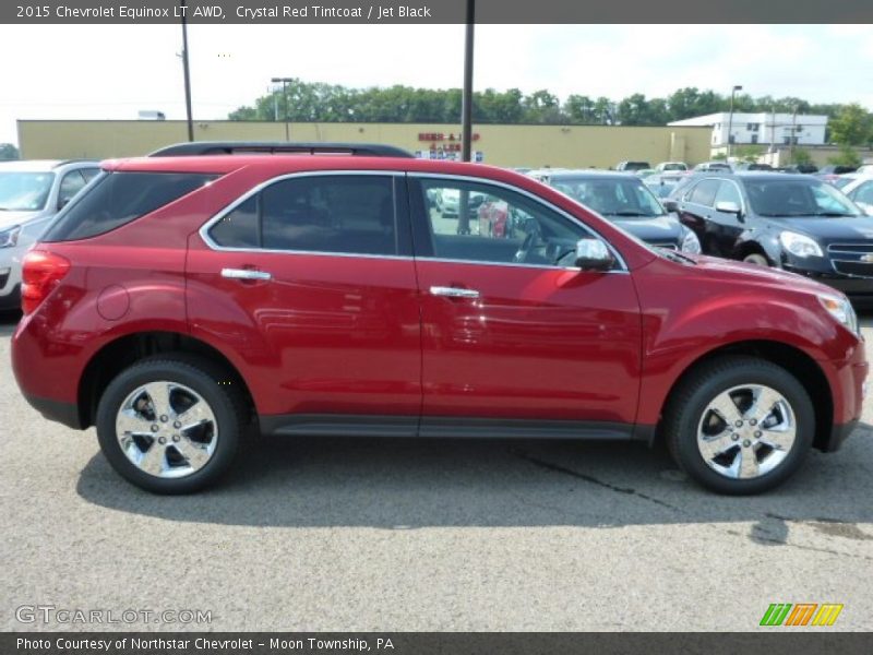Crystal Red Tintcoat / Jet Black 2015 Chevrolet Equinox LT AWD