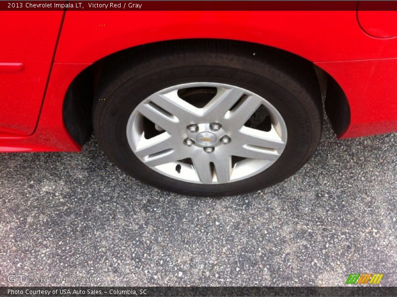 Victory Red / Gray 2013 Chevrolet Impala LT
