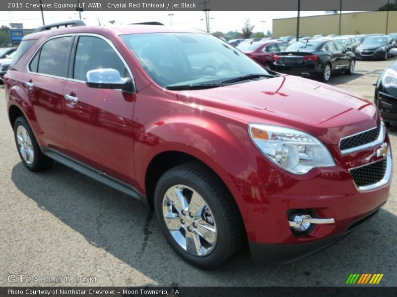 Crystal Red Tintcoat / Jet Black 2015 Chevrolet Equinox LT AWD