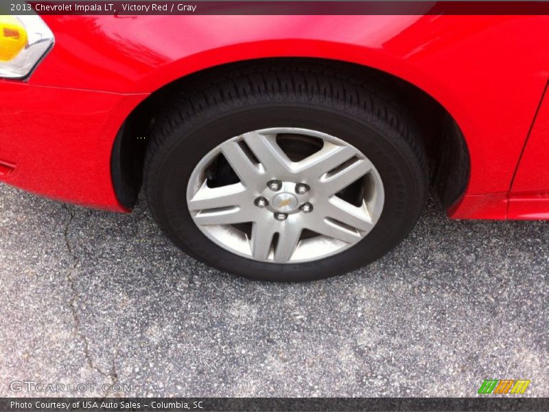 Victory Red / Gray 2013 Chevrolet Impala LT