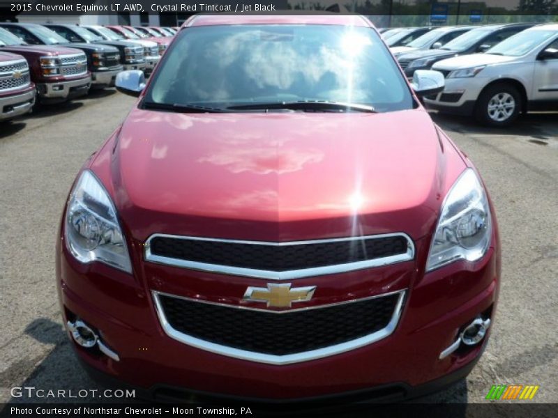 Crystal Red Tintcoat / Jet Black 2015 Chevrolet Equinox LT AWD