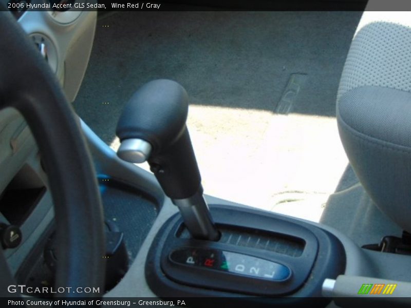 Wine Red / Gray 2006 Hyundai Accent GLS Sedan