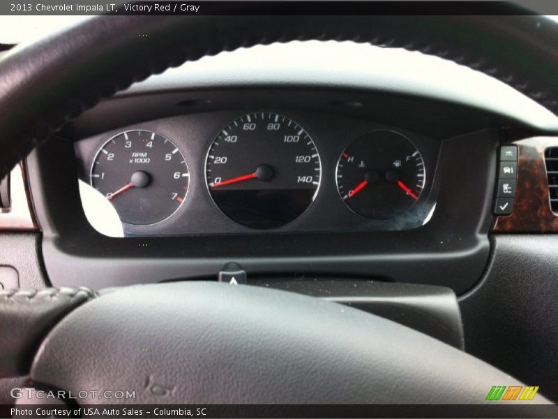 Victory Red / Gray 2013 Chevrolet Impala LT