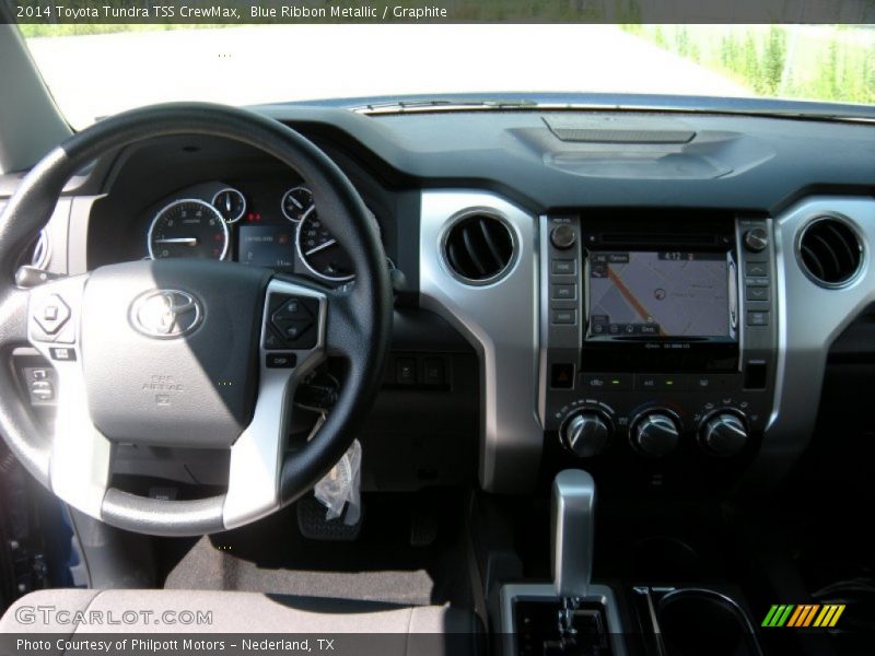 Blue Ribbon Metallic / Graphite 2014 Toyota Tundra TSS CrewMax