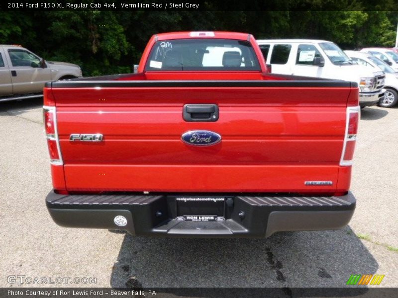 Vermillion Red / Steel Grey 2014 Ford F150 XL Regular Cab 4x4