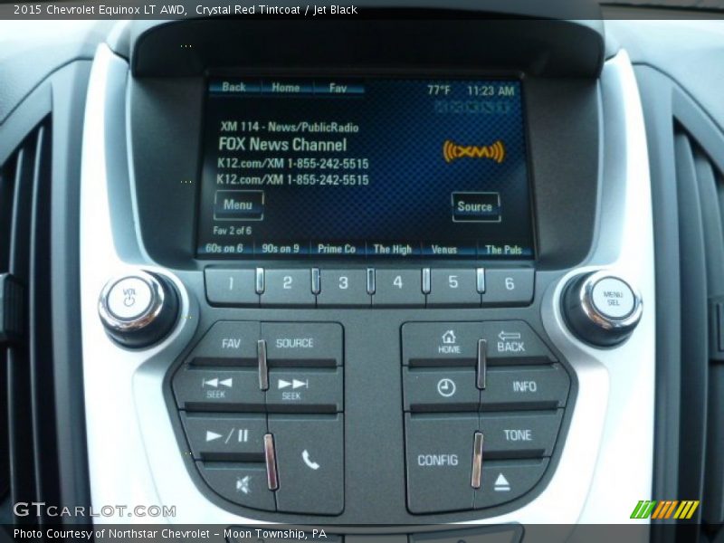 Controls of 2015 Equinox LT AWD
