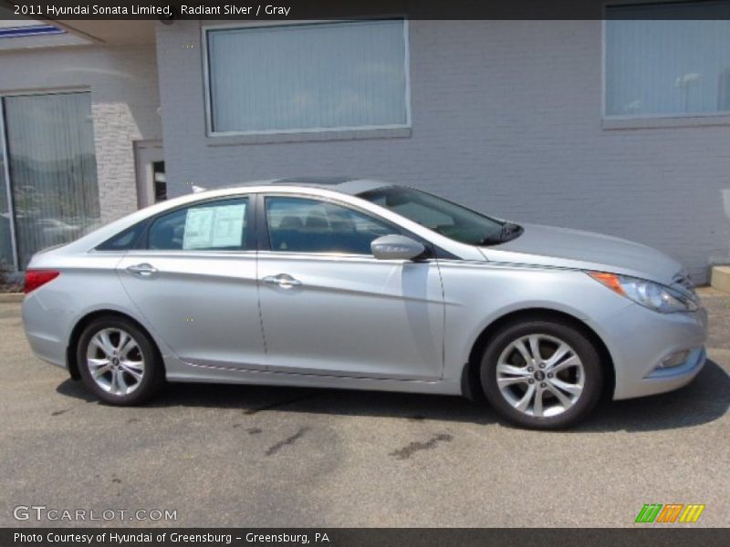 Radiant Silver / Gray 2011 Hyundai Sonata Limited