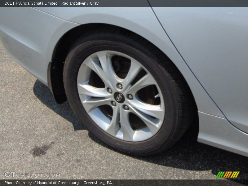 Radiant Silver / Gray 2011 Hyundai Sonata Limited