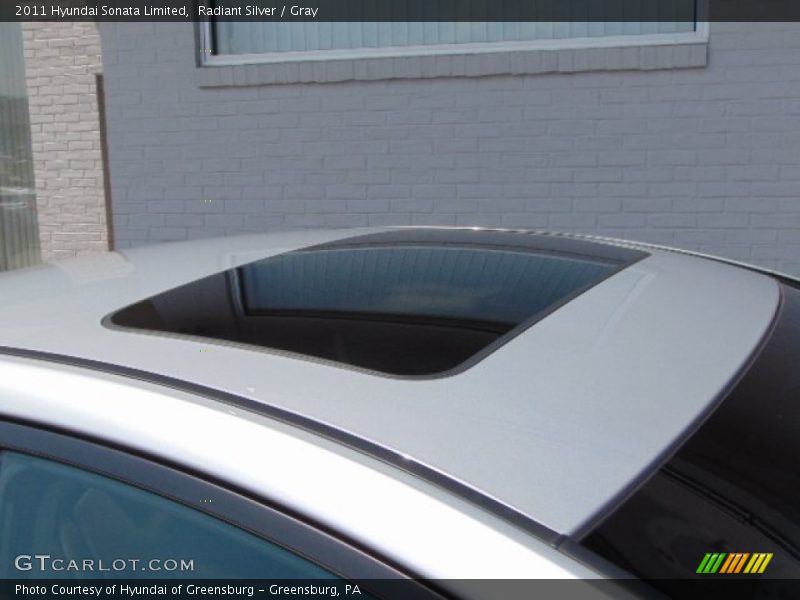 Radiant Silver / Gray 2011 Hyundai Sonata Limited