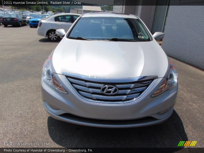 Radiant Silver / Gray 2011 Hyundai Sonata Limited
