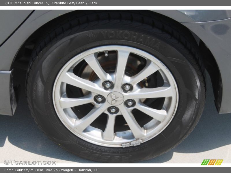 Graphite Gray Pearl / Black 2010 Mitsubishi Lancer ES
