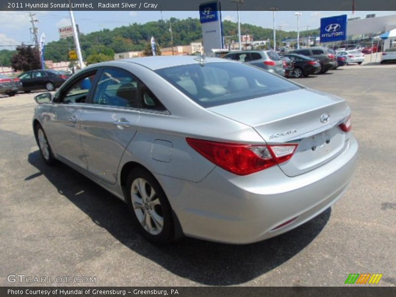 Radiant Silver / Gray 2011 Hyundai Sonata Limited