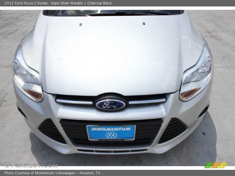 Ingot Silver Metallic / Charcoal Black 2012 Ford Focus S Sedan
