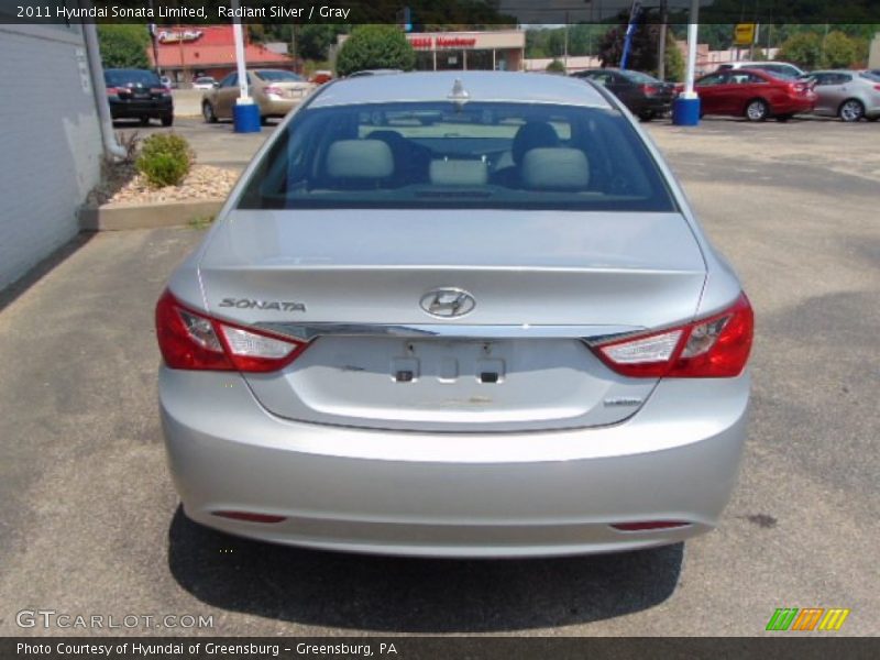 Radiant Silver / Gray 2011 Hyundai Sonata Limited