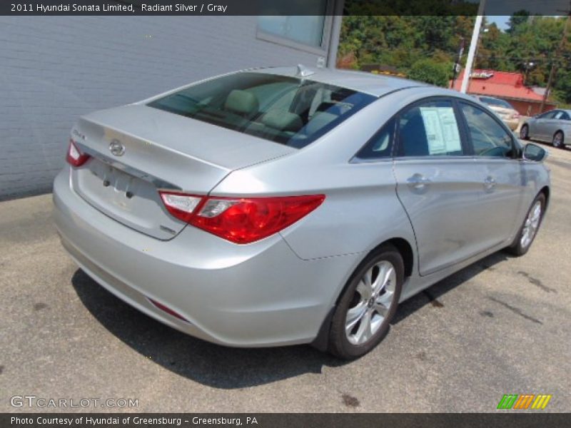 Radiant Silver / Gray 2011 Hyundai Sonata Limited