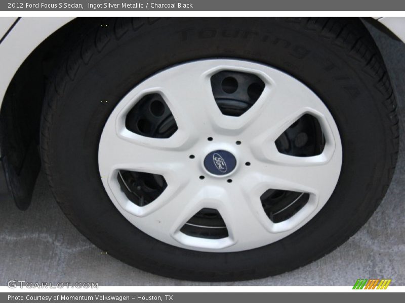 Ingot Silver Metallic / Charcoal Black 2012 Ford Focus S Sedan