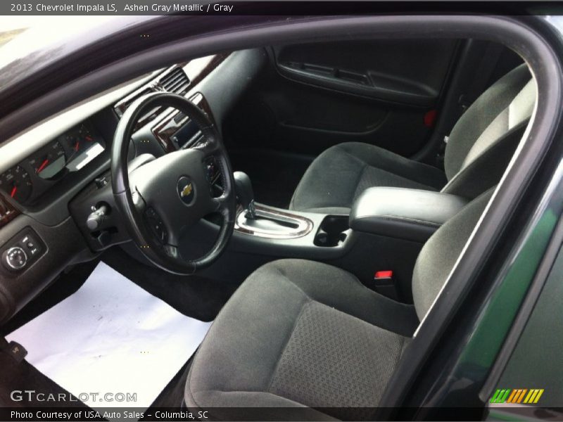 Ashen Gray Metallic / Gray 2013 Chevrolet Impala LS