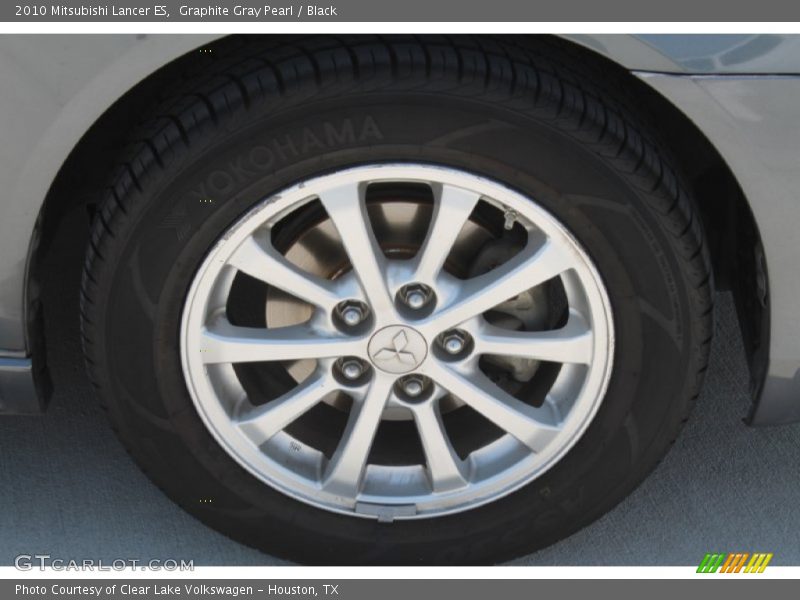 Graphite Gray Pearl / Black 2010 Mitsubishi Lancer ES