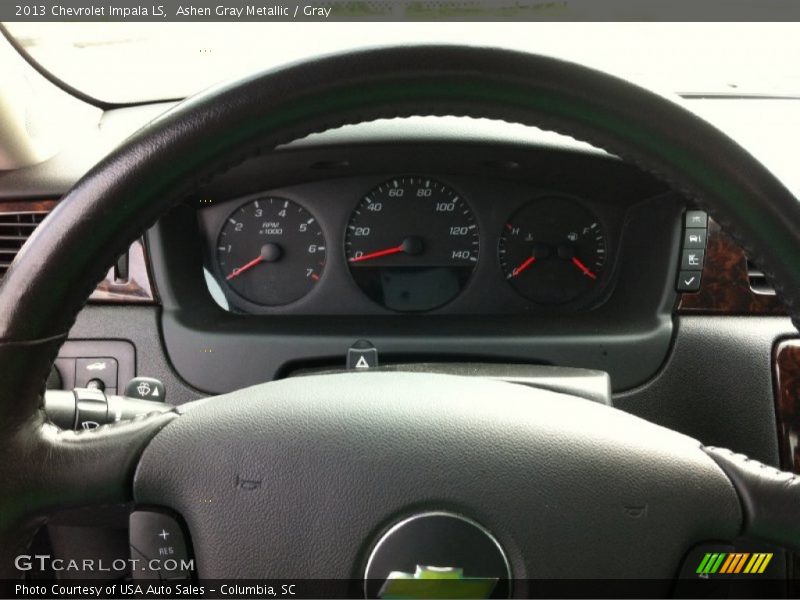 Ashen Gray Metallic / Gray 2013 Chevrolet Impala LS