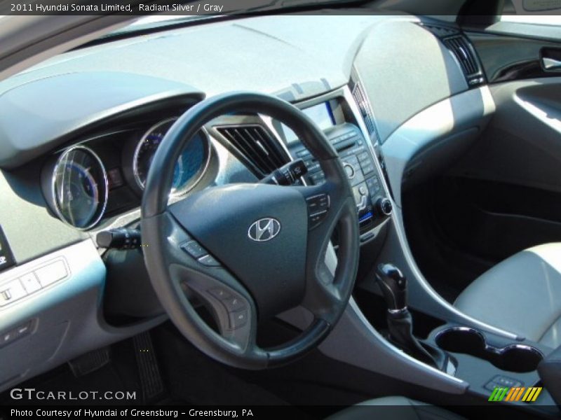Radiant Silver / Gray 2011 Hyundai Sonata Limited