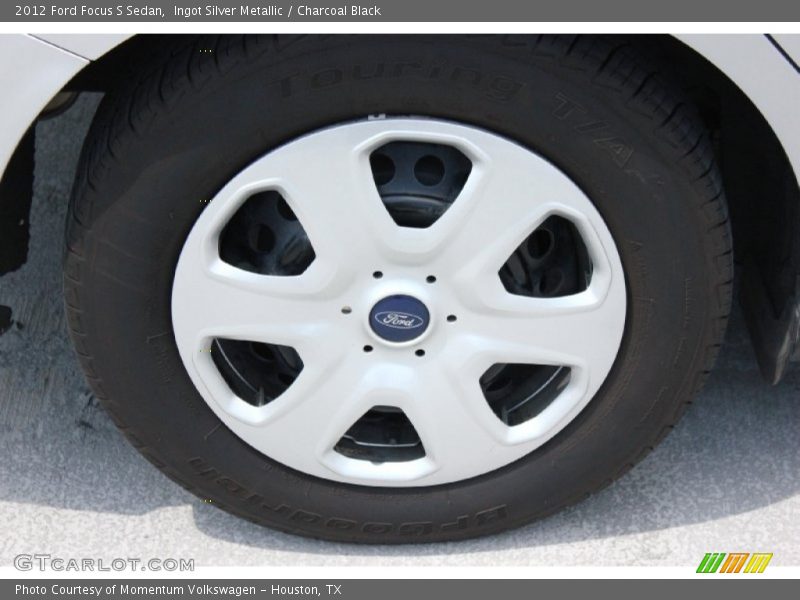 Ingot Silver Metallic / Charcoal Black 2012 Ford Focus S Sedan