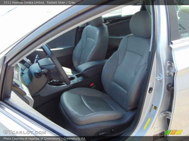 Radiant Silver / Gray 2011 Hyundai Sonata Limited