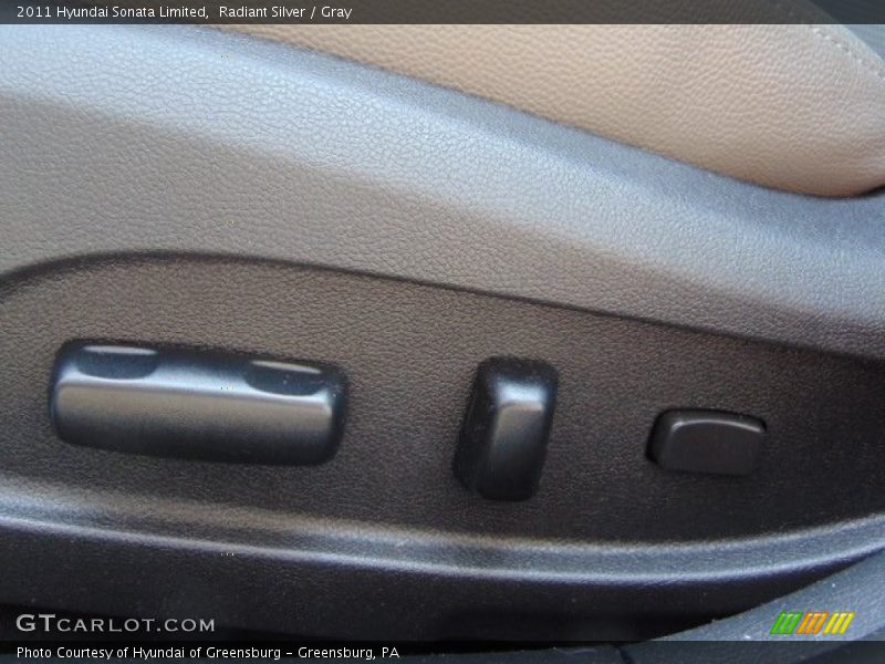 Radiant Silver / Gray 2011 Hyundai Sonata Limited