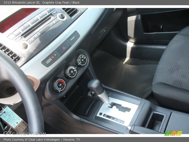 Graphite Gray Pearl / Black 2010 Mitsubishi Lancer ES