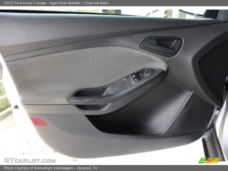 Ingot Silver Metallic / Charcoal Black 2012 Ford Focus S Sedan