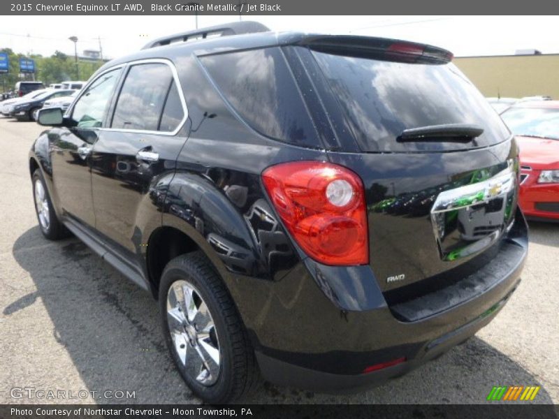 Black Granite Metallic / Jet Black 2015 Chevrolet Equinox LT AWD