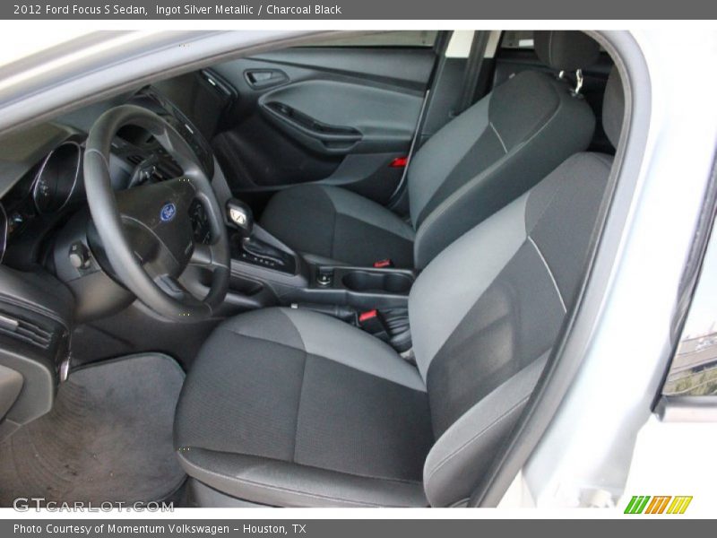 Ingot Silver Metallic / Charcoal Black 2012 Ford Focus S Sedan