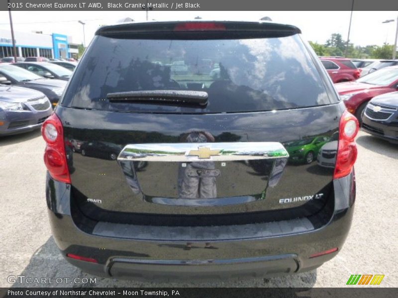 Black Granite Metallic / Jet Black 2015 Chevrolet Equinox LT AWD
