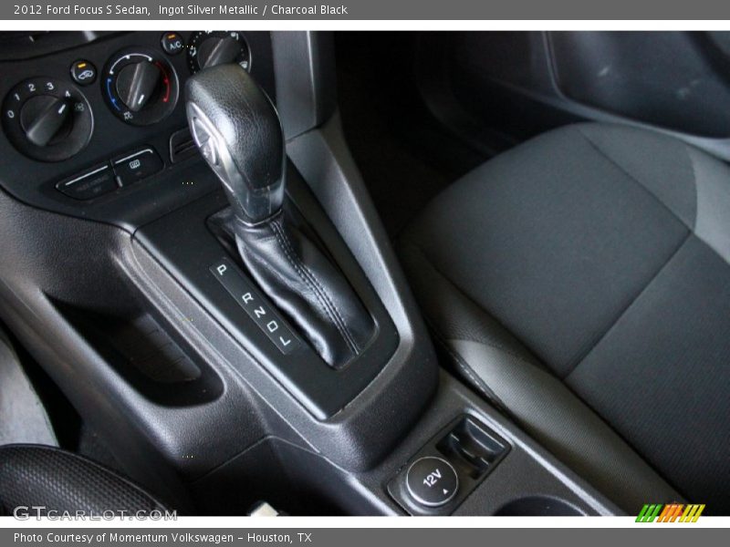 Ingot Silver Metallic / Charcoal Black 2012 Ford Focus S Sedan
