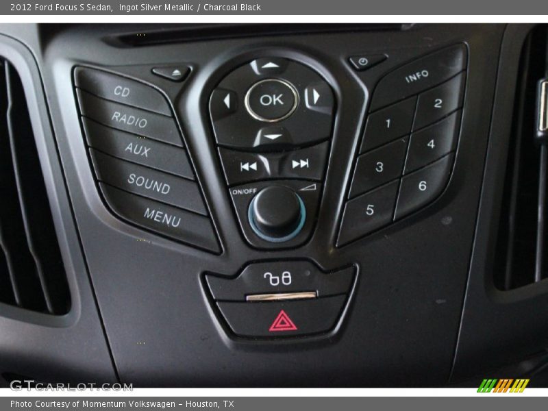 Ingot Silver Metallic / Charcoal Black 2012 Ford Focus S Sedan